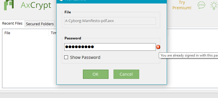 my file secure